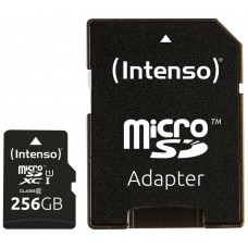 Intenso 3423492 Micro SD UHS-I Premium 256G c/adap
