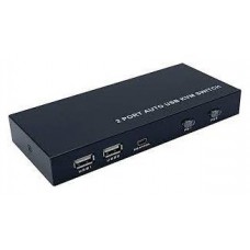 AISENS CONMUTADOR KVM HDMI 4K60HZ USB 1U-2PC CON
