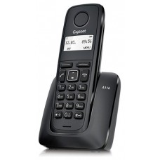 GIGASET WIRELESS PHONE A116 BLACK (S30852-H2801-R101) (Espera 4 dias)