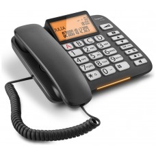 Gigaset DL 580 teléfono Teléfono analógico Negro Identificador de llamadas (Espera 4 dias)