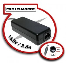 Cargador 18.5V/3.5A 7.4mm x 5mm 65w Pro Charger (Espera 2 dias)