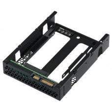 QNAP QDA-A2AR caja para disco duro externo 2.5" Carcasa de disco duro/SSD Negro (Espera 4 dias)