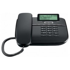Gigaset DA 611 Teléfono analógico Identificador de llamadas Negro (Espera 4 dias)