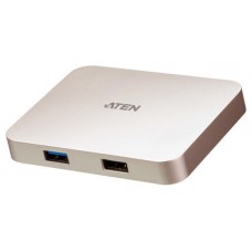 Aten UH3235-AT hub de interfaz USB 2.0 Type-C Oro rosa (Espera 4 dias)