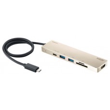 ATEN Docking station compacta USB-C multipuerto con power pass-through (Espera 4 dias)
