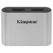 Kingston Technology Workflow microSD Reader lector de tarjeta USB 3.2 Gen 1 (3.1 Gen 1) Type-C Negro, Plata (Espera 4 dias)