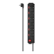 REGLETA ALIMENTACION HAMA CON 6 TOMAS INTERRUPTOR