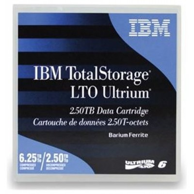 IBM Cartucho datos LTO Ultrium 6 885m 2,5 TB 00V7590