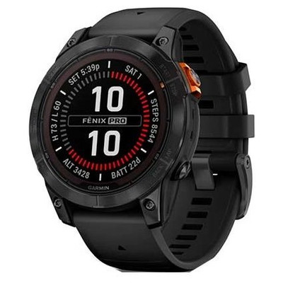 SMARTWATCH GARMIN FENIX 7X PRO SOLAR GRIS CORREA NEGRA SMARTWATCH GARMIN FENIX 7X PRO SOLAR GRIS CORREA NEGRA