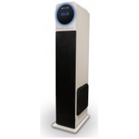 Talius altavoz torre Nina 60W con bluetooth, radio FM, USB, SD y mando a distancia white