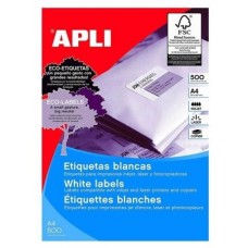 CAJA 500 HOJAS ETIQUETA BLANCA ILC 70X35 01782 APLI (Espera 4 dias)