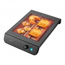 TOSTARDOR PLANO CECOTEC HORIZONTAL TURBO EASYTOAST INOXDARK 900W