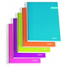 CUADERNO TAPA FORRADA A5 CUADROS 5X5 120 HOJAS 70G SURTIDO MODA CLASSIC STRIPES ANCOR 040098 (MIN8) (Espera 4 dias)