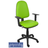 PIQUERAS Y CRESPO Silla Aýna similpiel pistacho brazos regulables PIQUERAS Y CRESPO Silla Aýna similpiel pistacho brazos regulables