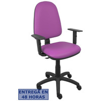 PIQUERAS Y CRESPO Silla Aýna similpiel morado brazos regulables PIQUERAS Y CRESPO Silla Aýna similpiel morado brazos regulables