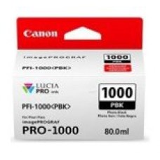 Canon iPF PRO1000 Cartucho Negro Photo PFI-1000PBK