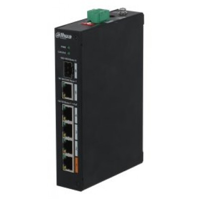 DAHUA - DH-PFS3106-4ET-60-V2 - SWITCH POE INDUSTRIAL NO GESTIONABLE 4 PUERTOS 100MBPS + 2 PUERTOS COMBO GIGABIT MODO CCTV (Espera 4 dias)