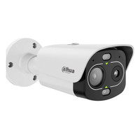 DHI-TPC-BF1241-LB10F12-DW-S8-V1: DAHUA CAMARA TERMICA IP BULLET DUAL EUREKA, TERMICA 256X192 10MM F1.0, VISIBLE 4MP 12MM F1.7, IR 50M, AUDIO/ALARMA, MICROSD HASTA 256GB, POE/12VDC, IP67 (Espera 4 dias)