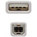 Nanocable - Cable USB 2.0 para impresora de 4,5m