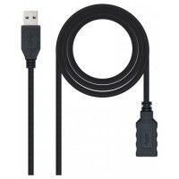 CABLE USB TIPO A/M - A/H 1 M NANOCABLE (Espera 4 dias)