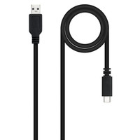 NANOCABLE CABLE USB 2.0 3A, TIPO USB-C/M-A/M, NEGRO, 1.5 M NANOCABLE CABLE USB 2.0 3A, TIPO USB-C/M-A/M, NEGRO, 1.5 M