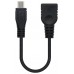 CABLE USB 2.0 OTG TIPO MICRO BM-AH NEGRO 15 CM