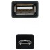 CABLE USB 2.0 OTG TIPO MICRO BM-AH NEGRO 15 CM