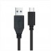 CABLE USB 3.1 GEN2 10GBPS 3A TIPO USB-CM-AM NEGRO 1.5M