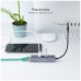 CONVERSOR USB 3.0 ETHERNET GB+3xUSB3.0 GRIS 15 CM