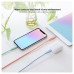 PACK 3 CABLES LIGHTNING A USB 2.0 1 M ROSA/AZUL/VERDE NANOCABLE (Espera 4 dias)