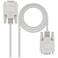 CABLE SERIE RS232 DB9M-DB9M 1.8 M NANOCABLE