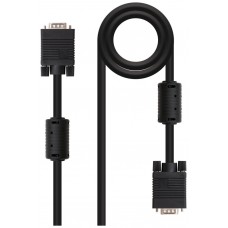 Nanocable Cable Conmutador Vga 10 M Negro