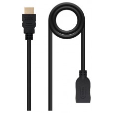 Nanocable Cable HDMI Prolongador V2.0  2M