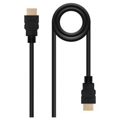 Cable HDMI V1.4 Alta Velocidad / HEC), A/M-A/M, Negro,