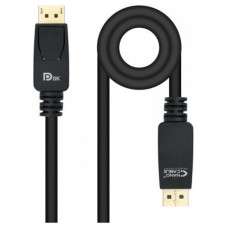 CABLE DISPLAYPORT V1.4 CERTIFICADO VESA DPM-DPM NEGRO