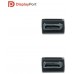 CABLE DISPLAYPORT V1.4 CERTIFICADO VESA DPM-DPM NEGRO