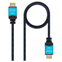 CABLE HDMI V2.0 4K 60HZ 18GBPS AM-AM NEGRO 1.0 M