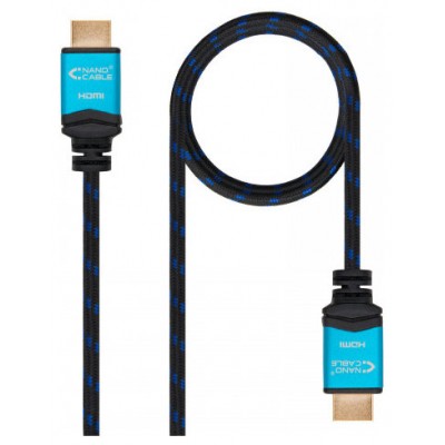 CABLE HDMI V2.0 4K 60HZ 18GBPS AM-AM NEGRO 1.0 M