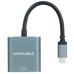 NANOCABLE Conversor USB-C a VGA, USB-C/M-VGA/H, Aluminio, Gris, 10 cm, 3.2 Gen 1 (3.1 Gen 1), USB Tipo C, 1920 x 1200 Pixeles NANOCABLE Conversor USB-C a VGA, USB-C/M-VGA/H, Aluminio, Gris, 10 cm, 3.2 Gen 1 (3.1 Gen 1), USB Tipo C, 1920 x 1200 Pixeles