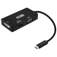 Nanocable Conversor USB-C a VGA/DVI/HDMI 10 cm