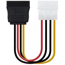 Nanocable Cable SATA, Molex M-SATA/H, 16cm