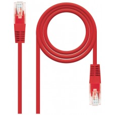 CABLE RED LATIGUILLO RJ45 CAT.5E UTP AWG24 ROJO 2.0 M