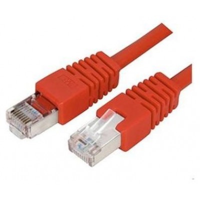 Nanocable Cable Red Cruzado Cat.5e UTP Rojo 1 m