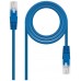 Nanocable - Cable red latiguillo cat.6 utp awg24 azul