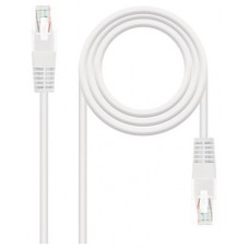 CABLE RED LATIGUILLO RJ45 CAT.6 UTP AWG24 BLANCO 2.0 M