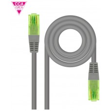 NANOCABLE Cable red latiguillo CAT.6 UTP AWG26 CCA 25 cm