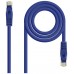 CABLE RED LATIGUILLO RJ45 LSZH CAT.6A UTP AWG24 AZUL