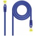 CABLE RED LATIGUILLO RJ45 CAT.6A LSZH SFTP AWG26, 0.30M AZUL NANOCABLE (Espera 4 dias)