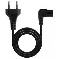 Nanocable Cable Alim. forma 8 Acodado CEE7/C7 1.8m