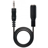 Nanocable - Cable alargador audio estereo 1.5m -